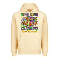Pina Colada king cake calories dont count mardi gras Premium Hoodie - CowGirlArtShop