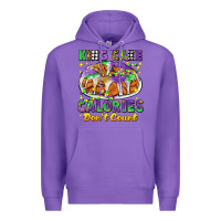 Purple king cake calories dont count mardi gras Premium Hoodie - CowGirlArtShop
