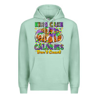 Seafoam king cake calories dont count mardi gras Premium Hoodie - CowGirlArtShop