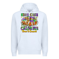 White king cake calories dont count mardi gras Premium Hoodie - CowGirlArtShop