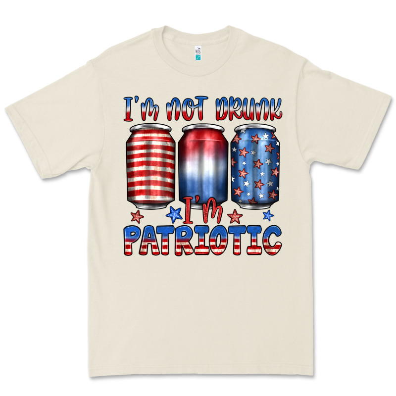 I'm Not Drunk I'm Patriotic Premium Tee by JahusDesignShop | Teevron