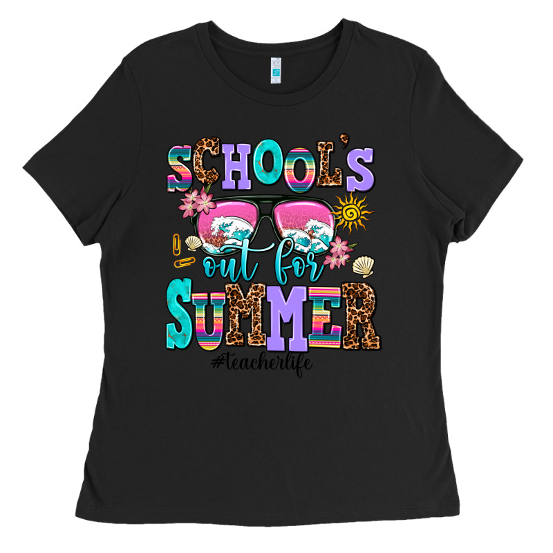 School's Out For Summer Teacherlife Ladies Tee by AdoDesignShop | Teevron