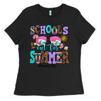 Black school's out for summer teacherlife Ladies Tee - AdoDesignShop