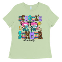 Matcha school's out for summer teacherlife Ladies Tee - AdoDesignShop