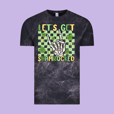 Let's Get Shamrocked Vintage Tee Designed By Maliassmallbusiness