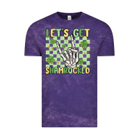 Cloud Purple let's get shamrocked Vintage Tee - MaliasSmallBusiness