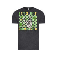 Vintage Black let's get shamrocked Vintage Tee - MaliasSmallBusiness
