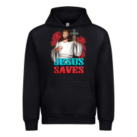 Black Jesus Saves Urban Hoodie - BundleAndBundleShop