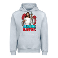 Heather Grey Jesus Saves Urban Hoodie - BundleAndBundleShop