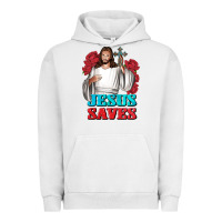 Pigment Lunar Rock Jesus Saves Urban Hoodie - BundleAndBundleShop
