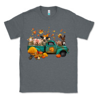 Charcoal Heather fall farm animals truck nancy Classic Tee - NancyCooperArtShop