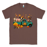 Chestnut fall farm animals truck nancy Classic Tee - NancyCooperArtShop
