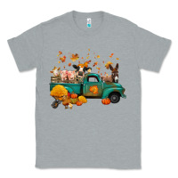 Heather Grey fall farm animals truck nancy Classic Tee - NancyCooperArtShop