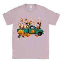 Lilac fall farm animals truck nancy Classic Tee - NancyCooperArtShop