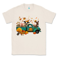 Natural fall farm animals truck nancy Classic Tee - NancyCooperArtShop