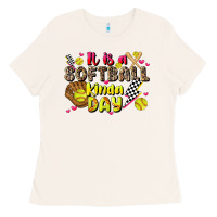 Bone it is a softball kinda day Ladies Tee - JahusDesignShop