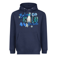 Navy baby its cold outside Heavyweight Hoodie - CowGirlArtShop
