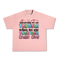 Salmon apparently we are trouble when we are together cou Urban Heavy Tee - MaliasSmallBusiness