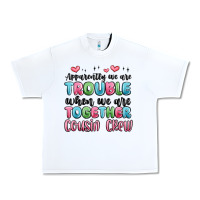 White apparently we are trouble when we are together cou Urban Heavy Tee - MaliasSmallBusiness