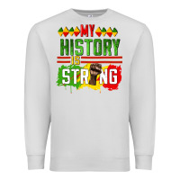 Dove Grey my history is strong Premium Sweatshirt - CowGirlArtShop
