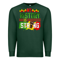 Sports Green my history is strong Premium Sweatshirt - CowGirlArtShop