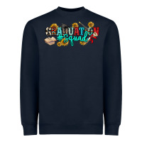 Navy graduation squad Heavyweight Sweatshirt - NancyCooperArtShop