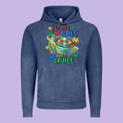 See The Able Not The Label Vintage Hoodie Designed By Maliassmallbusiness