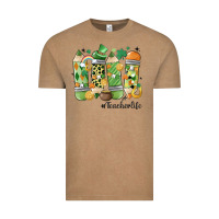 Vintage Coffee retro patricks day teacher life Vintage Tee - MaliasSmallBusiness