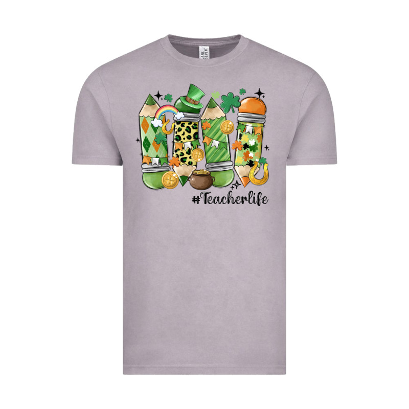 Retro Patricks Day Teacher Life Vintage Tee by MaliasSmallBusiness | Teevron