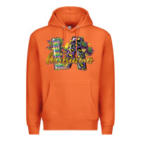 Carrot louisiana leopard mardi gras 12 inches 300 dpi Premium Hoodie - CowGirlArtShop