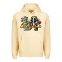 Pina Colada louisiana leopard mardi gras 12 inches 300 dpi Premium Hoodie - CowGirlArtShop
