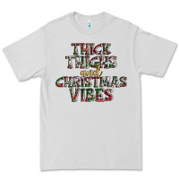 Thick Thighs And Christmas Vibes Premium Tee | Teevron