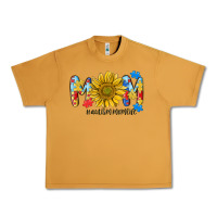 Peanut Butter autism mom life sunflower Urban Heavy Tee - MaliasSmallBusiness