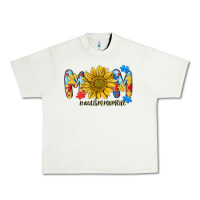 Pistachio autism mom life sunflower Urban Heavy Tee - MaliasSmallBusiness
