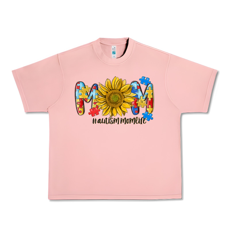 Autism Mom Life Sunflower Urban Heavy Tee by MaliasSmallBusiness | Teevron
