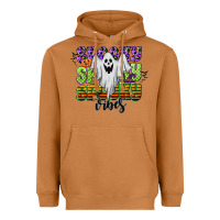 Meerkat spooky spooky spooky vibes Heavyweight Hoodie - CowGirlArtShop