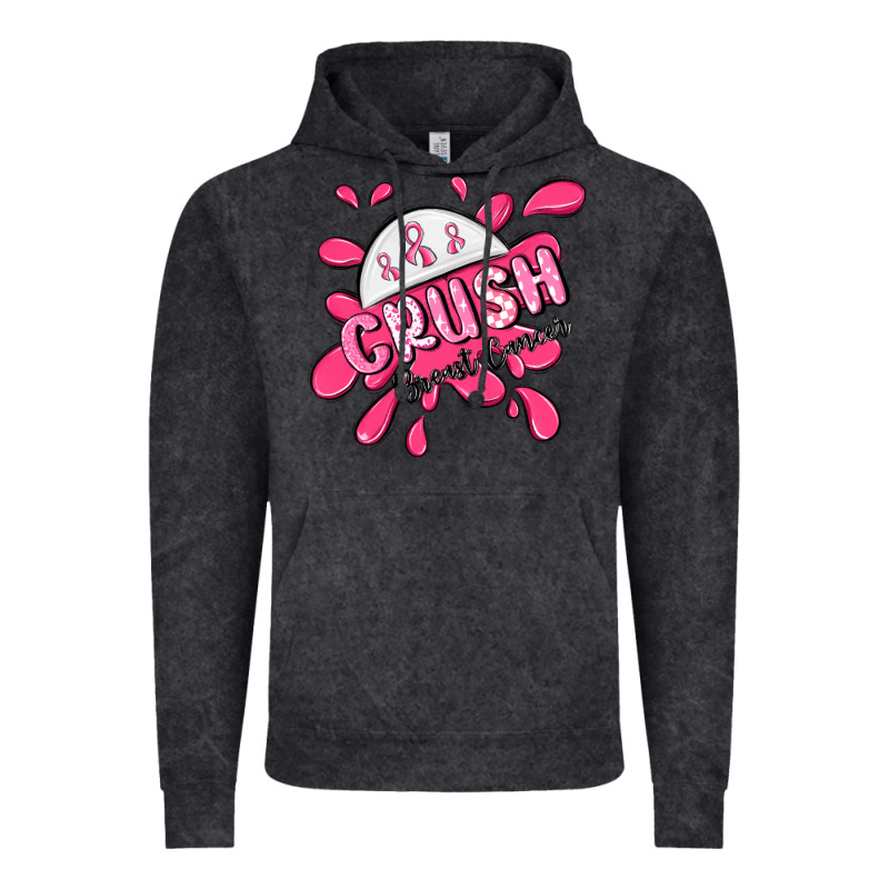 Crush Breast Cancer Vintage Hoodie by MaliasSmallBusiness | Teevron