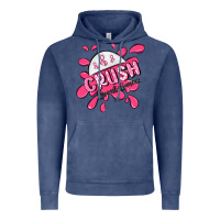 Vintage Denim crush breast cancer Vintage Hoodie - MaliasSmallBusiness