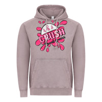 Vintage Zinc crush breast cancer Vintage Hoodie - MaliasSmallBusiness