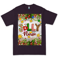 Plum Christmas Jolly Nurse Premium Tee - Artiststas