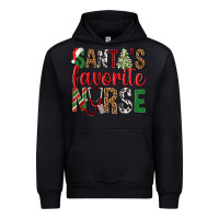 Black Santa's Favorite Nurse Urban Hoodie - BundleAndBundleShop