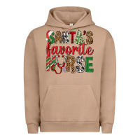 Pigment Burro Santa's Favorite Nurse Urban Hoodie - BundleAndBundleShop