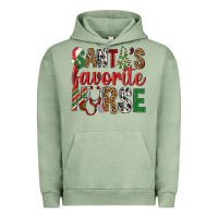 Santa's Favorite Nurse Urban Hoodie | Teevron