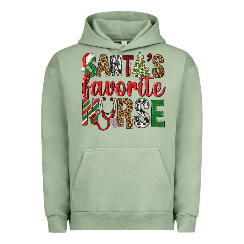 Santa's Favorite Nurse Urban Hoodie by BundleAndBundleShop | Teevron