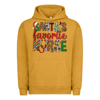 Pigment Peanut Butter Santa's Favorite Nurse Urban Hoodie - BundleAndBundleShop