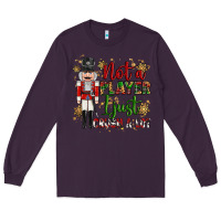 Plum not player i just crush a lot nutcracker Long Sleeve Tee - MaliasSmallBusiness