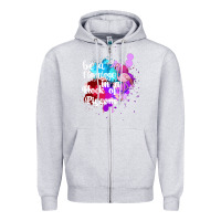 Heather Grey Be a Flamingo in a Flock of Pigeons Zipper Hoodie - Bettercallsaul