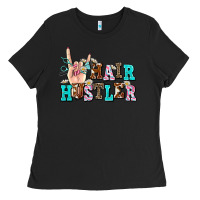 Black hair hustler Ladies Tee - AdoDesignShop