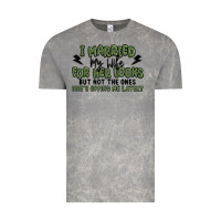 Cloud Rock i married my wife for her looks Vintage Tee - MaliasSmallBusiness