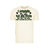 Vintage Arctic i married my wife for her looks Vintage Tee - MaliasSmallBusiness